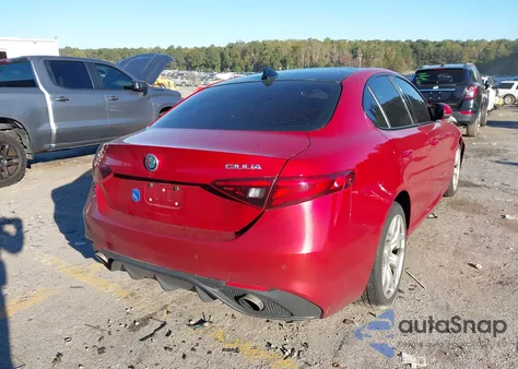 2017 Alfa Romeo Giulia Ti Awd из США, поврежденный, VIN ZARFAEENXH7543356